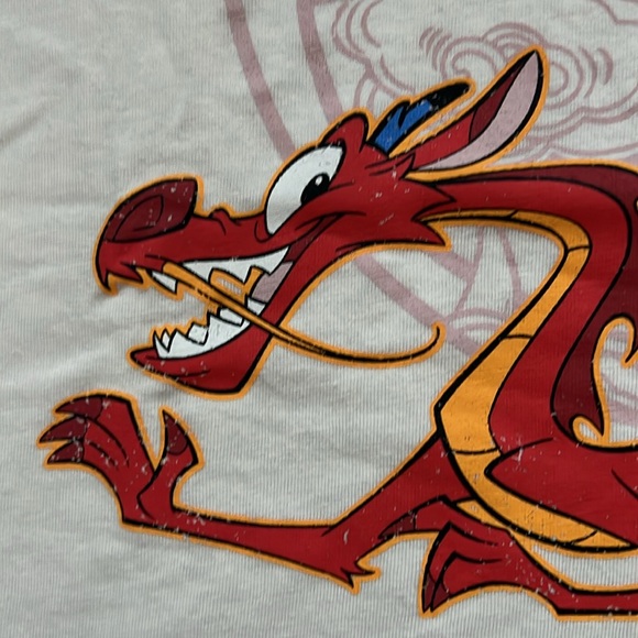 Disney Princess Mulan 🌸 Happy Year Of the dragon MUSHU graphic tshirt - Picture 7 of 8